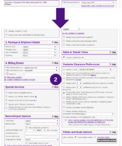 Printable Blank Fedex Shipping Form Template Doc Example ...