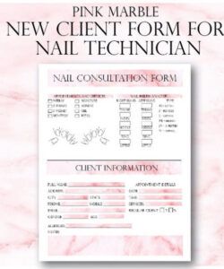 Printable Nail Technician Consent Form Template Doc Sample