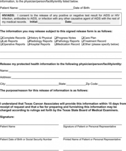 Printable Printable Medical Record Request Form Template Pdf