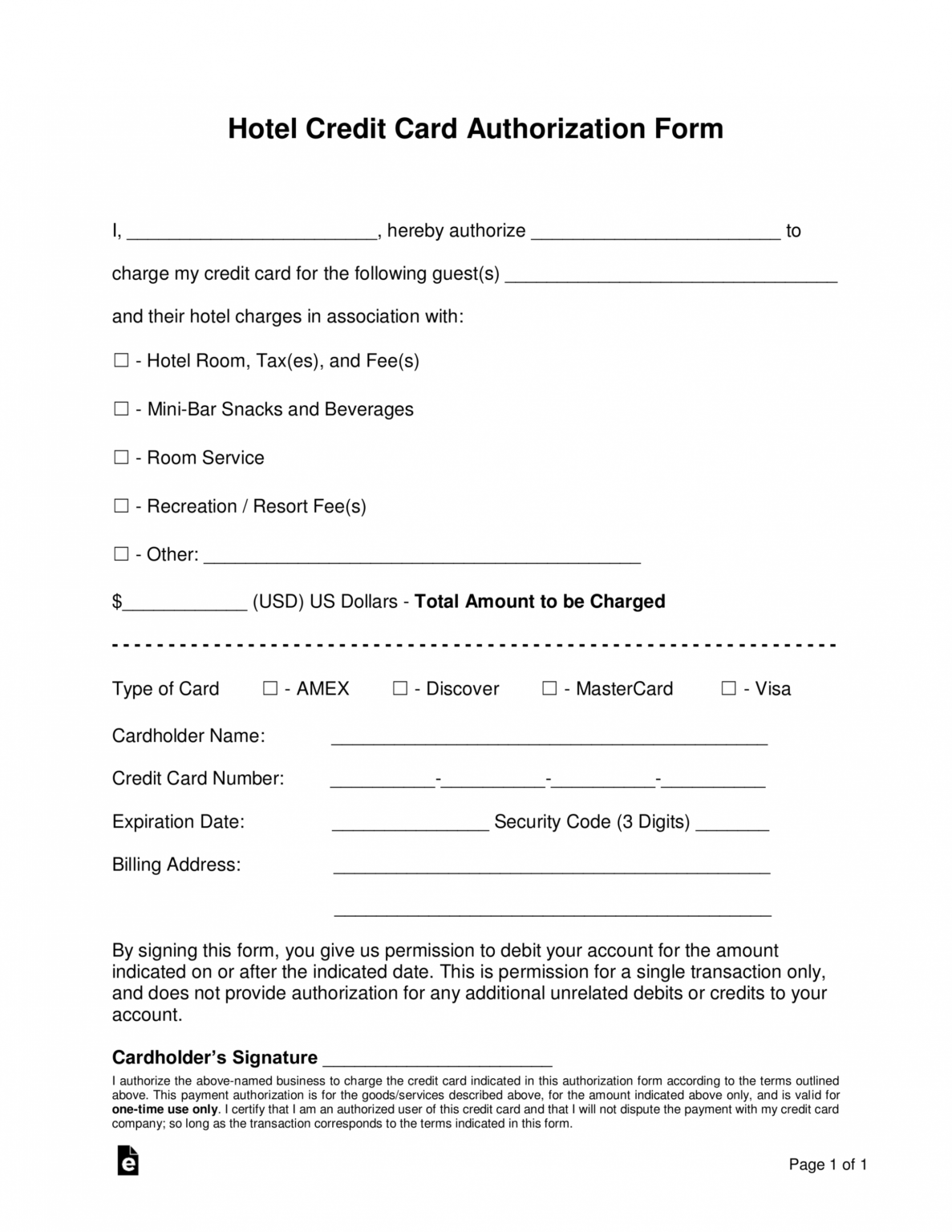 Professional Authorization Request Form Template Example ...