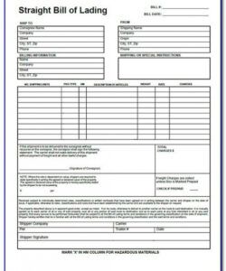 Professional Blank Fedex Shipping Form Template  Example