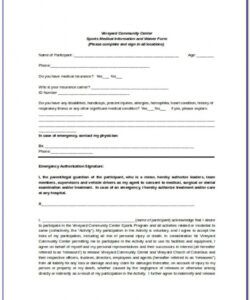 Employee Health Insurance Waiver Form Template