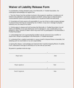 Professional Photo Waiver Release Form Template  Sample