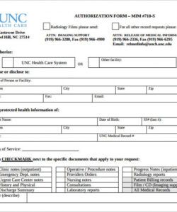 Professional Printable Medical Record Request Form Template Doc Example