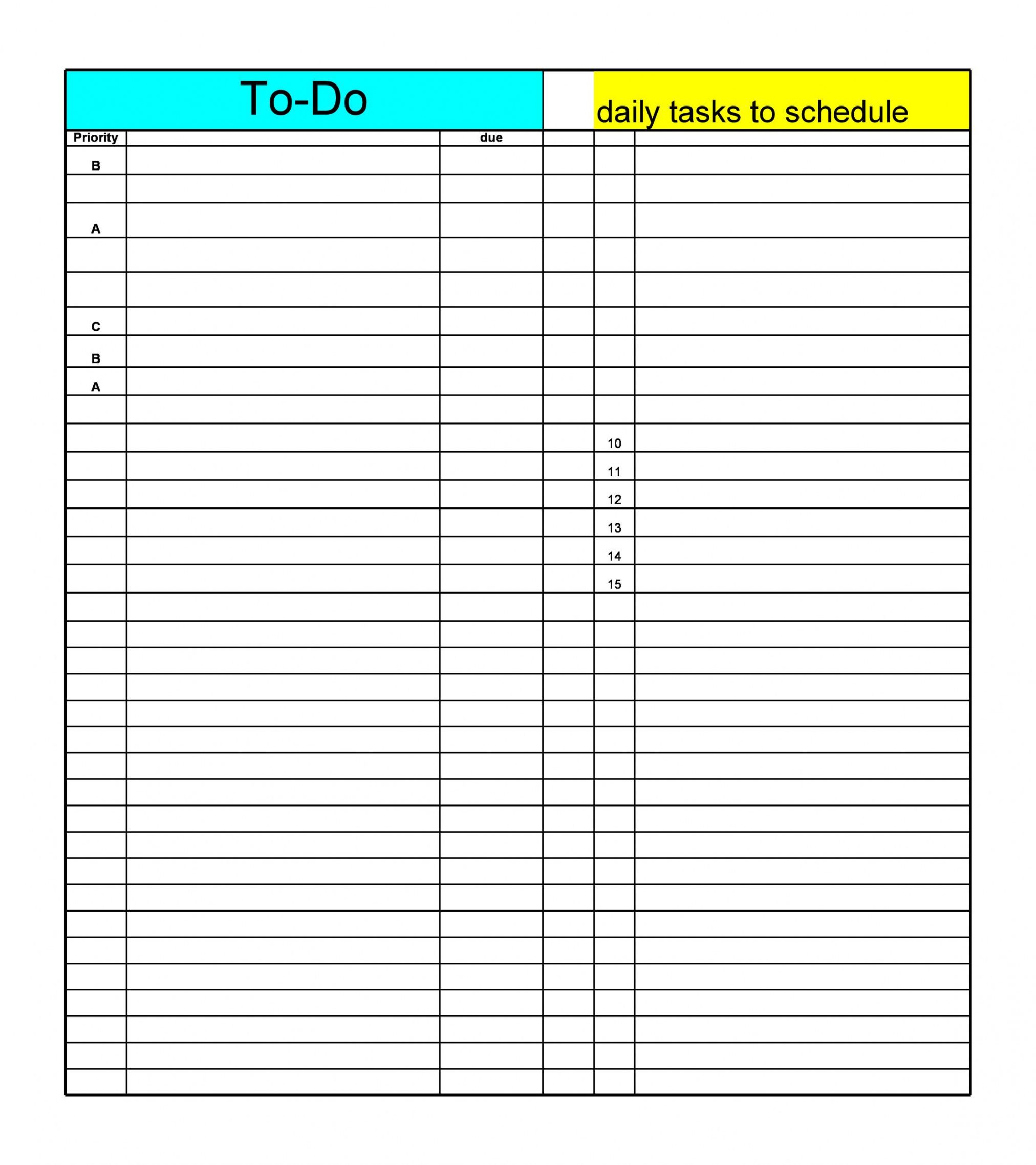 Professional Task Form Template Pdf Sample