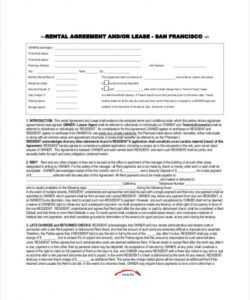 Association Rental Application Form Template  Sample