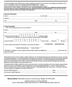 Editable Ach Payment Ach Authorization Form Template Word Example