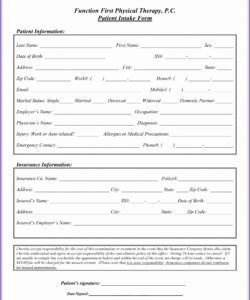 Editable Tax Client Intake Form Template Excel Sample