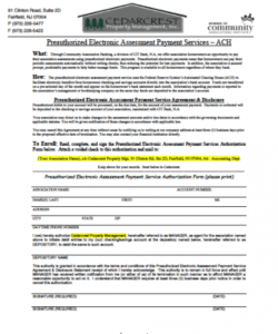 Free Ach Processing Authorization Form Template Pdf Example