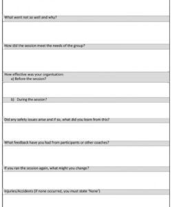 Free Staff Supervision Form Template Word Sample