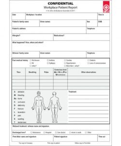 Patient Incident Report Form Template  Sample