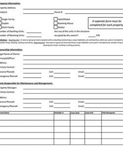 Printable Tenant Emergency Contact Form Template Doc Example