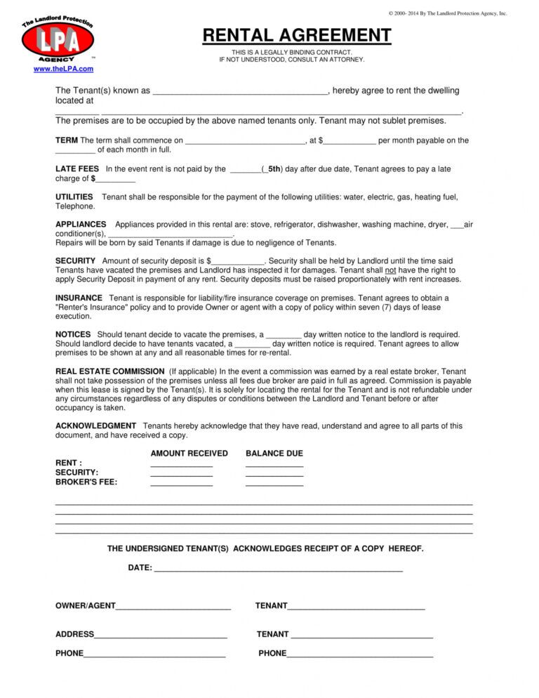 Professional Rental Application Form Template Savings Checking PDF ...