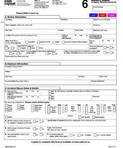 Best Osha Incident Report Form Template Word Example