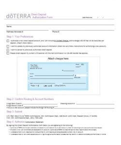 Best Payroll Direct Deposit Form Template Word Example