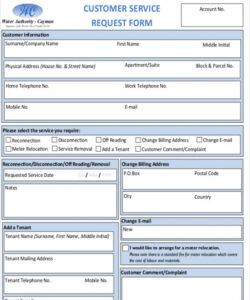 Costum Maintenance Request Form Template Virginia Excel Sample