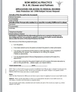 Costum Records Request Form Template Pdf