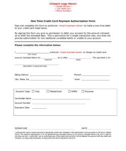 Credit Card Recurring Payment Authorization Form Template Pdf Sample
