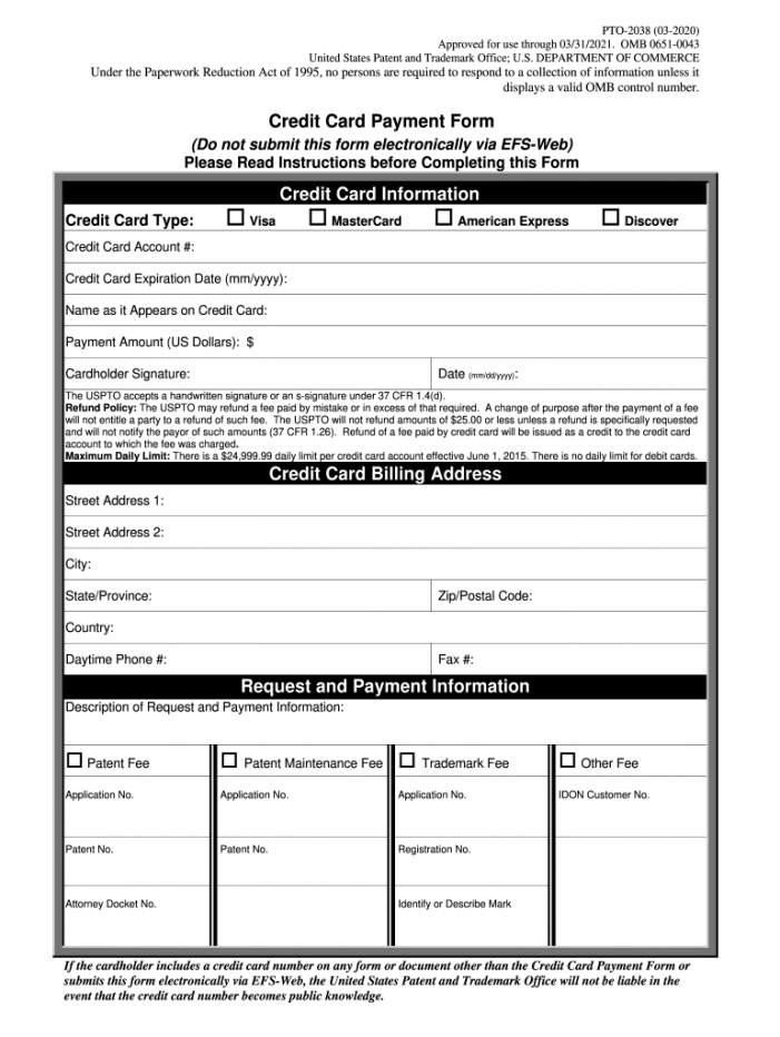 Editable Credit Card Payment Authorization Form Template Excel Example