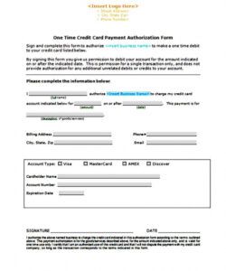 Editable Credit Card Recurring Payment Authorization Form Template Doc Sample