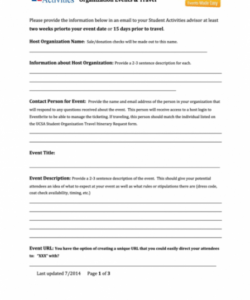 Printable Per Diem Form Template Pdf