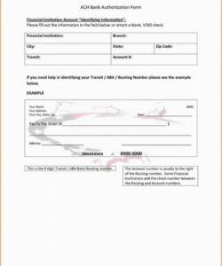 Best Company Direct Deposit Form Template Excel Sample