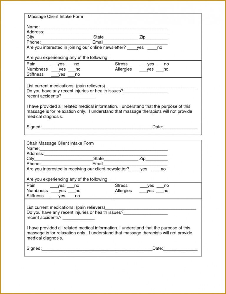 Free Home Health Intake Form Template Doc Minasinternational 