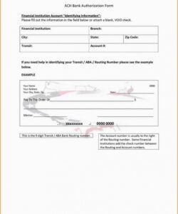 Printable Company Direct Deposit Form Template Word