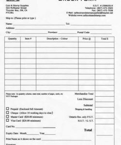 Printable Hotel Maintenance Request Form Template Excel Example