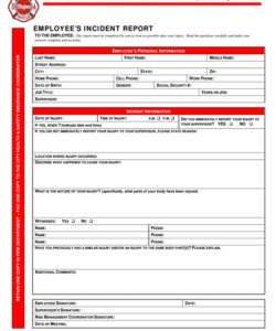 Professional Medication Incident Report Form Template Pdf Sample