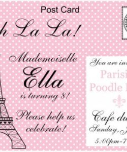 Professional French Dinner Party Menu Template Pdf Example