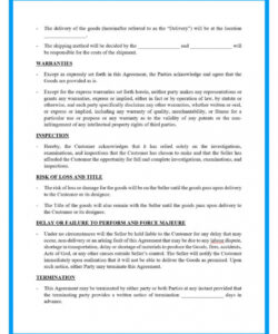 Costum Logistics Service Agreement Template Excel Example