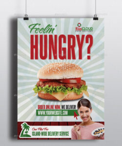 Food Delivery Poster Template Doc Sample