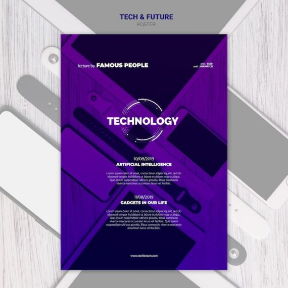 Free Future Technology Poster Template Doc