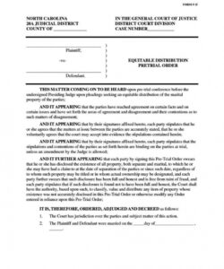 Free Trial Separation Agreement Template  Example