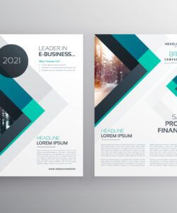 Professional Abstract Style Poster Template Excel