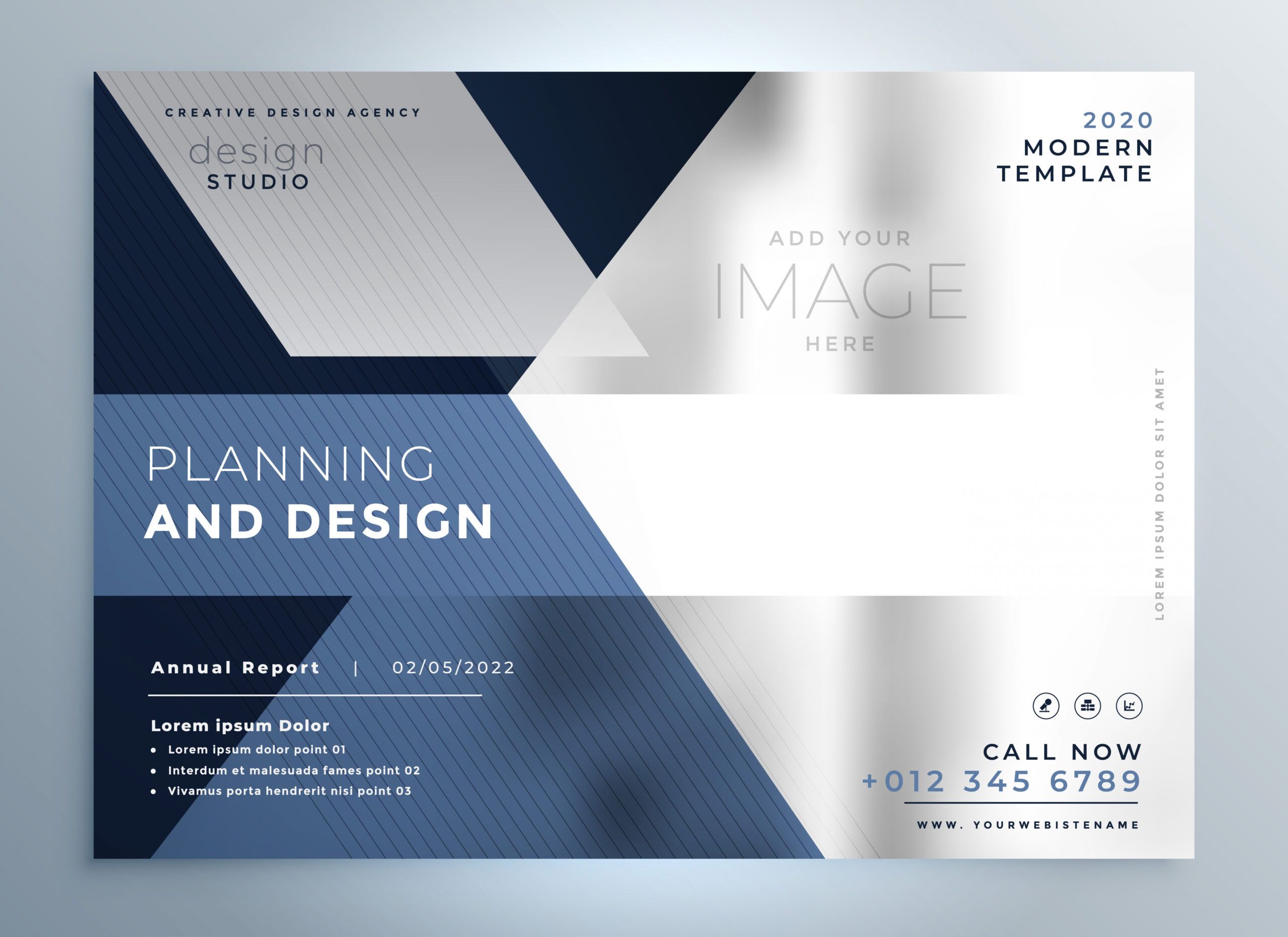 Professional Abstract Style Poster Template Pdf