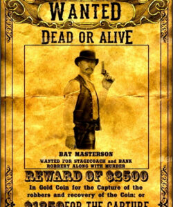 Professional Western Most Wanted Poster Templates Pdf Example
