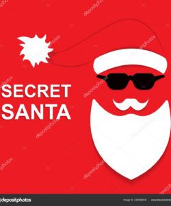 Costum Secret Santa Poster Template Pdf Example