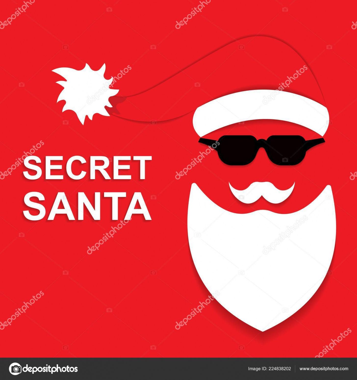 Costum Secret Santa Poster Template Pdf Example