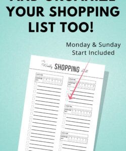 Best 7 Day Menu Planner Template Doc