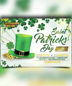 Editable St Patrick&amp;#039;S Day Menu Template