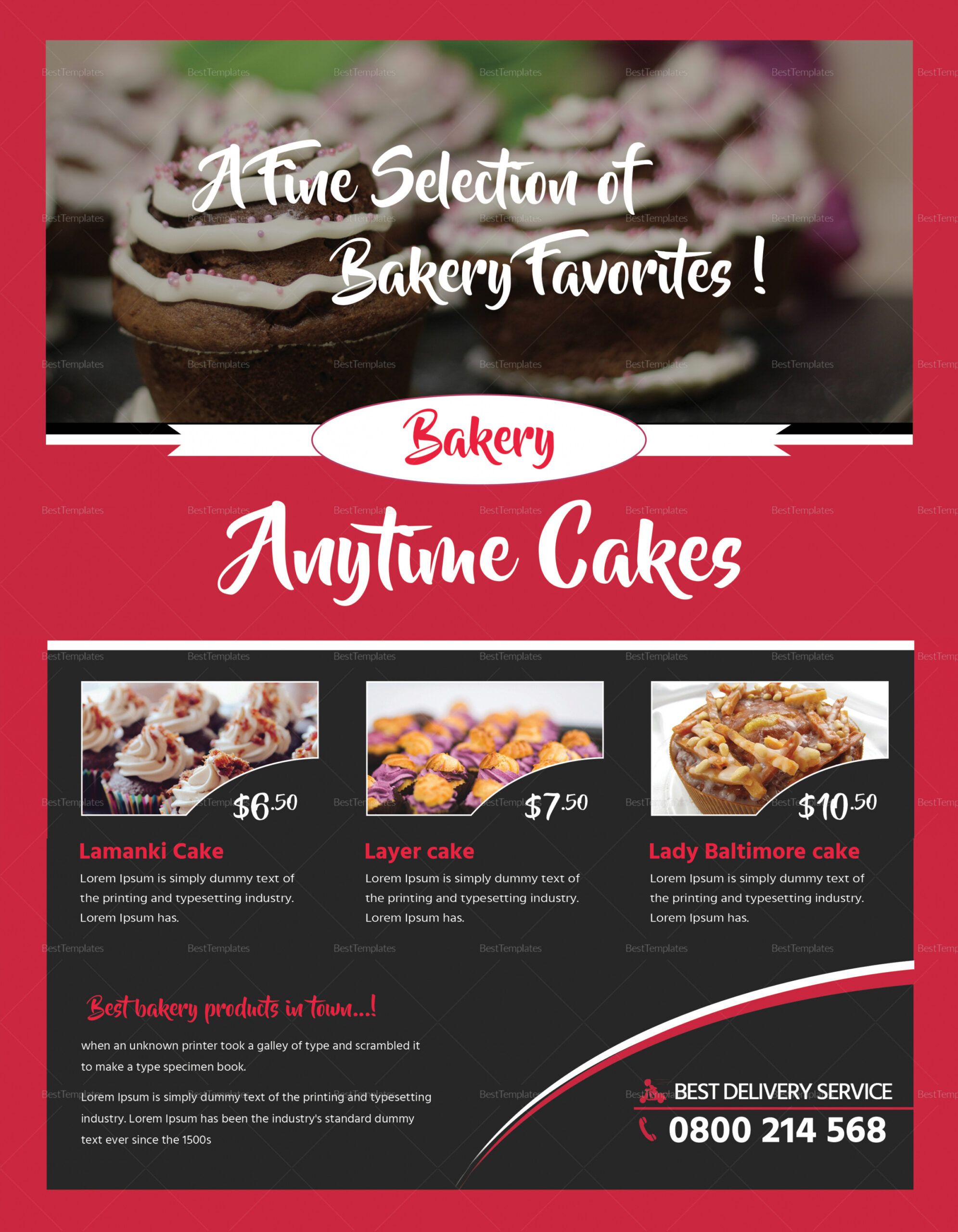 Printable Bake Sale Poster Template Excel Example