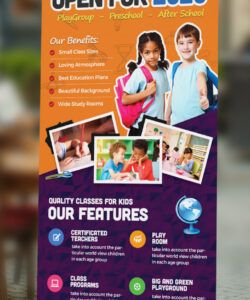 School Admission Poster Template