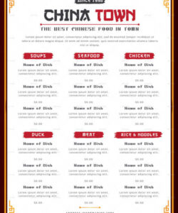 Free Christmas In July Menu Template  Example