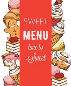 Free Digital Bakery Menu Template Pdf