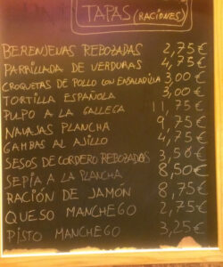 Free Spanish Bakery Menu Template Word Sample