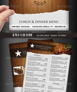 Professional Rustic Bakery Menu Template Word Example