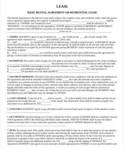 Best Tenants In Common Agreement Template Excel Example