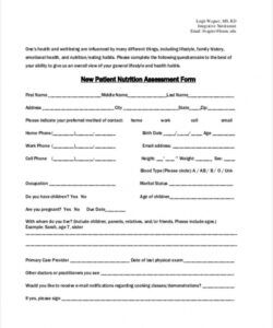 Free Tax Preparation Client Intake Form Template Doc Sample